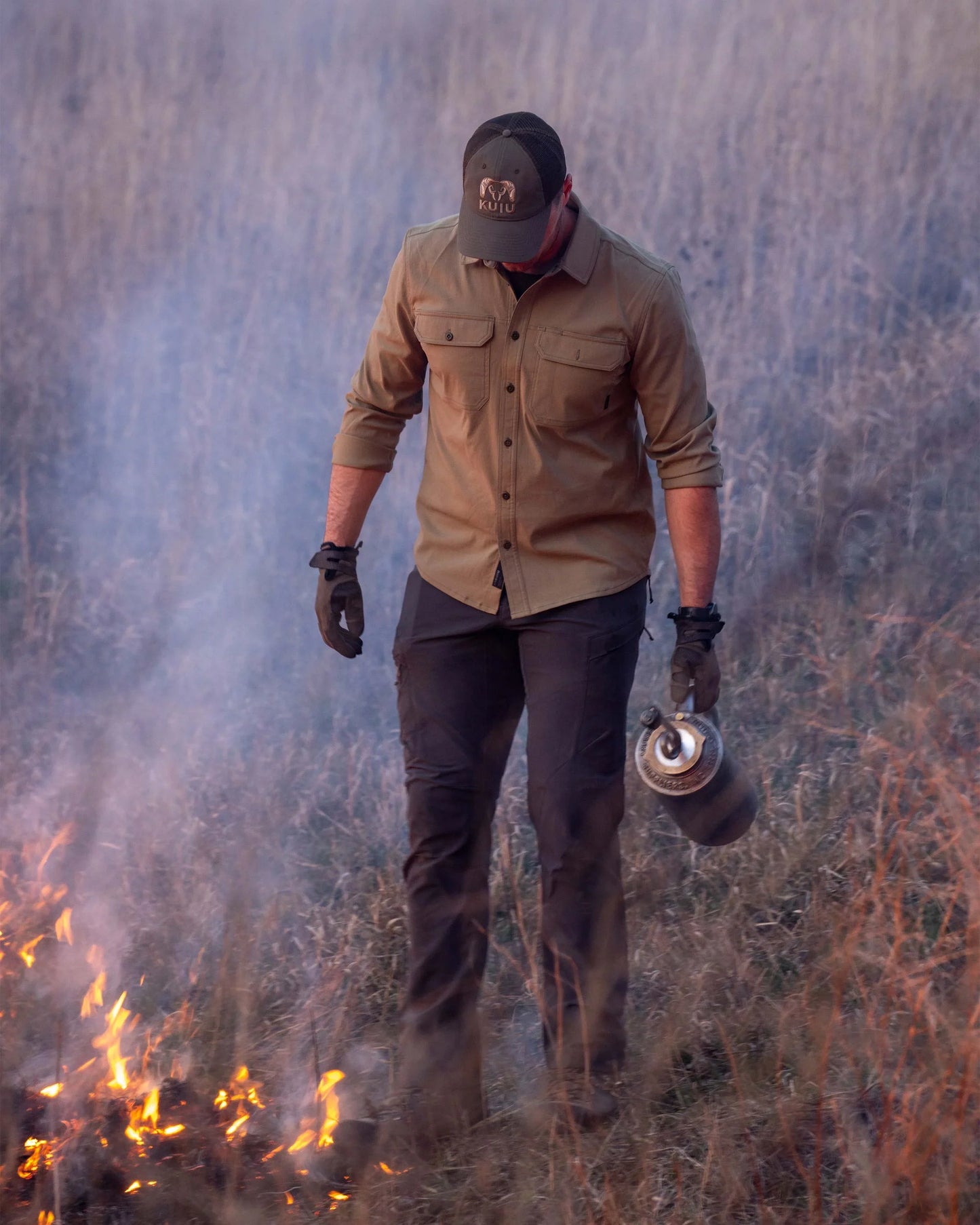 Motive LS Workgrade Shirt | Asphalt