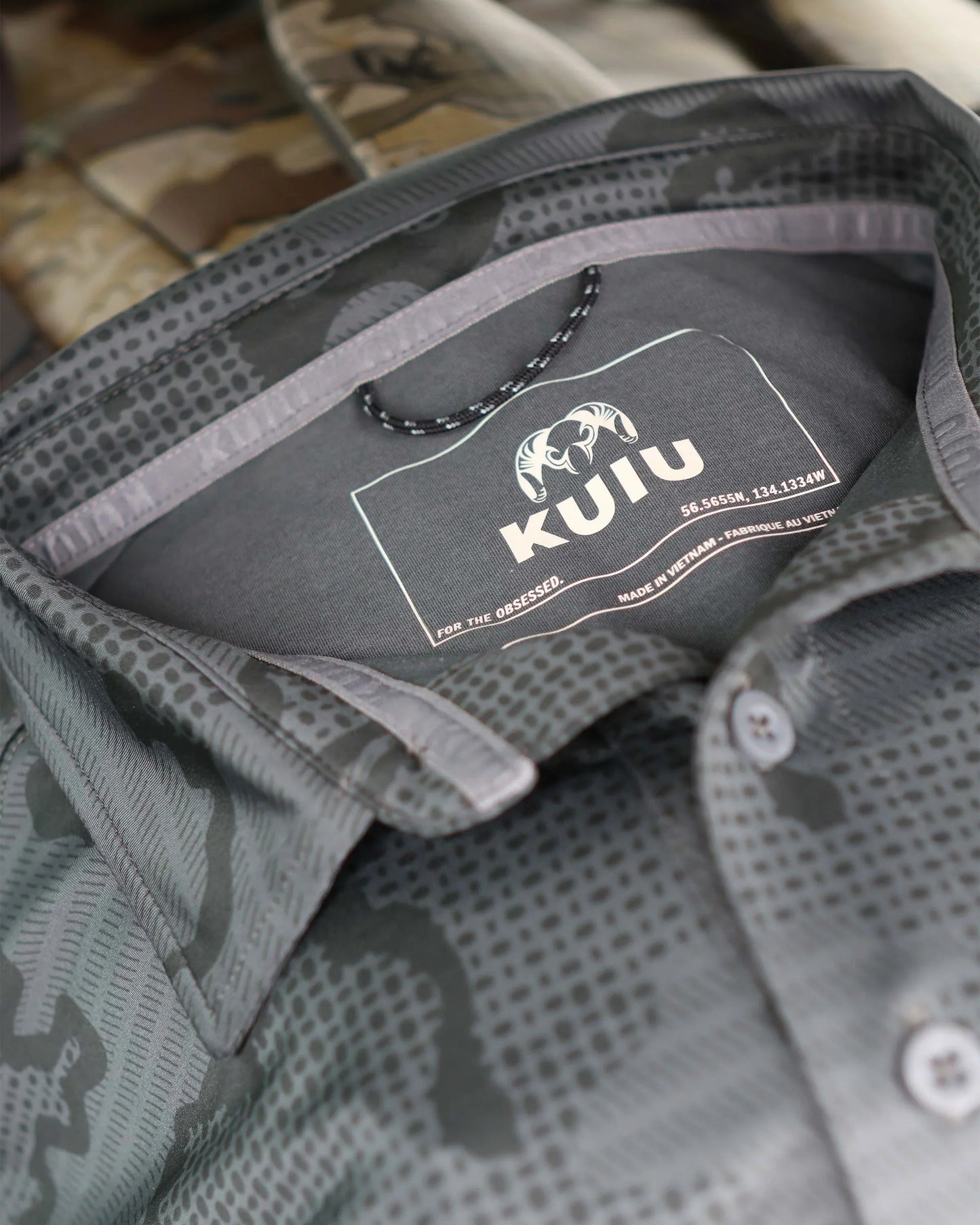 KUIU Performance Polo | Gunmetal Tonal
