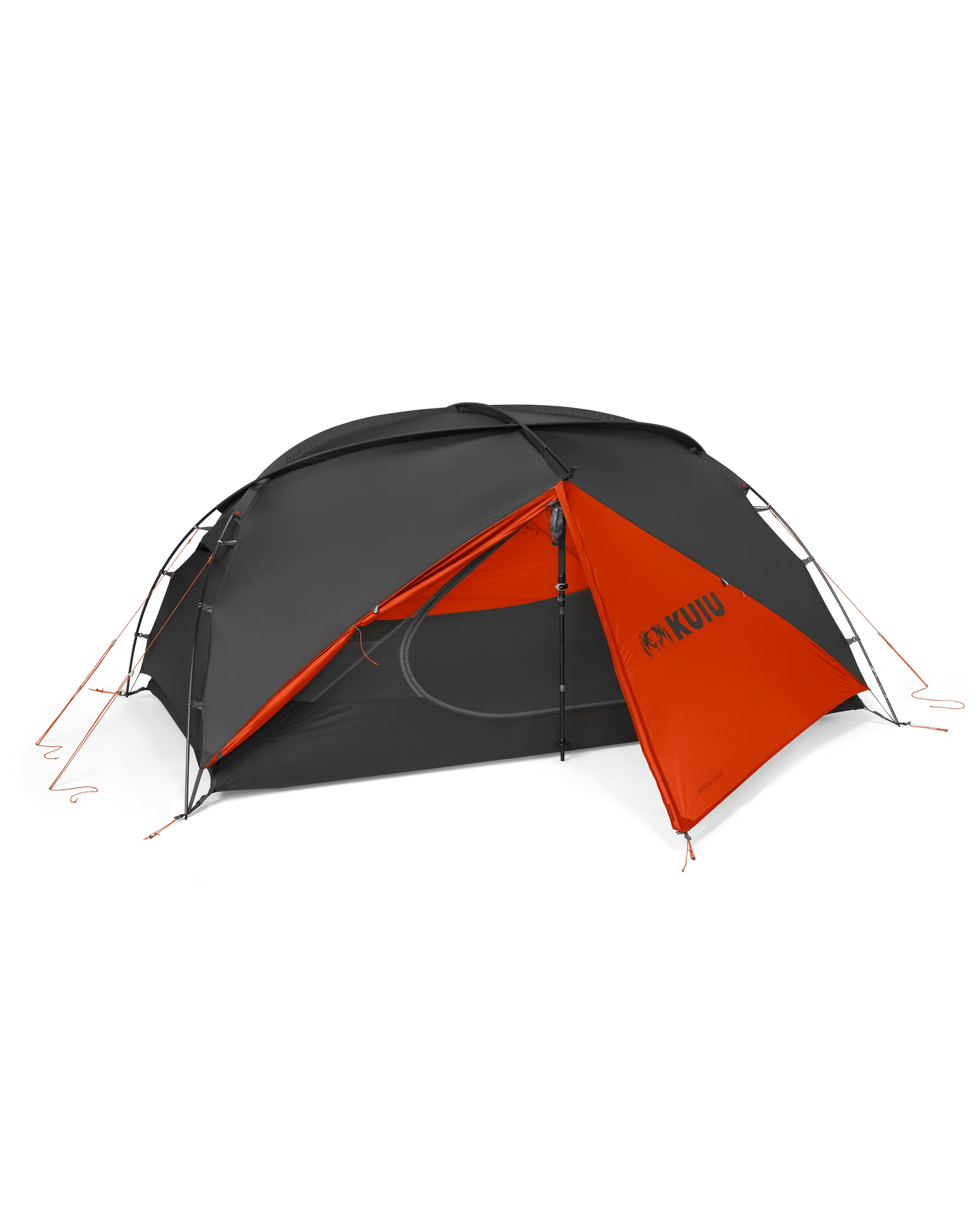 Mountain Star 2 Person Tent Set | Gunmetal-Orange