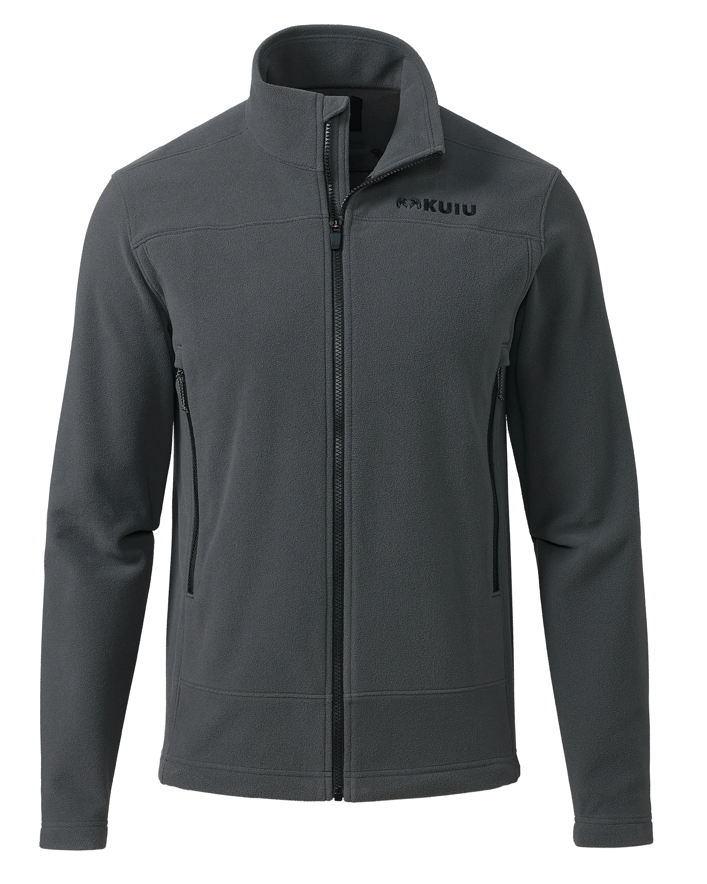 Border Fleece Full Zip | Gunmetal
