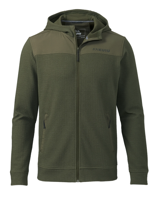 Solitude Knit Hoodie | Evergreen