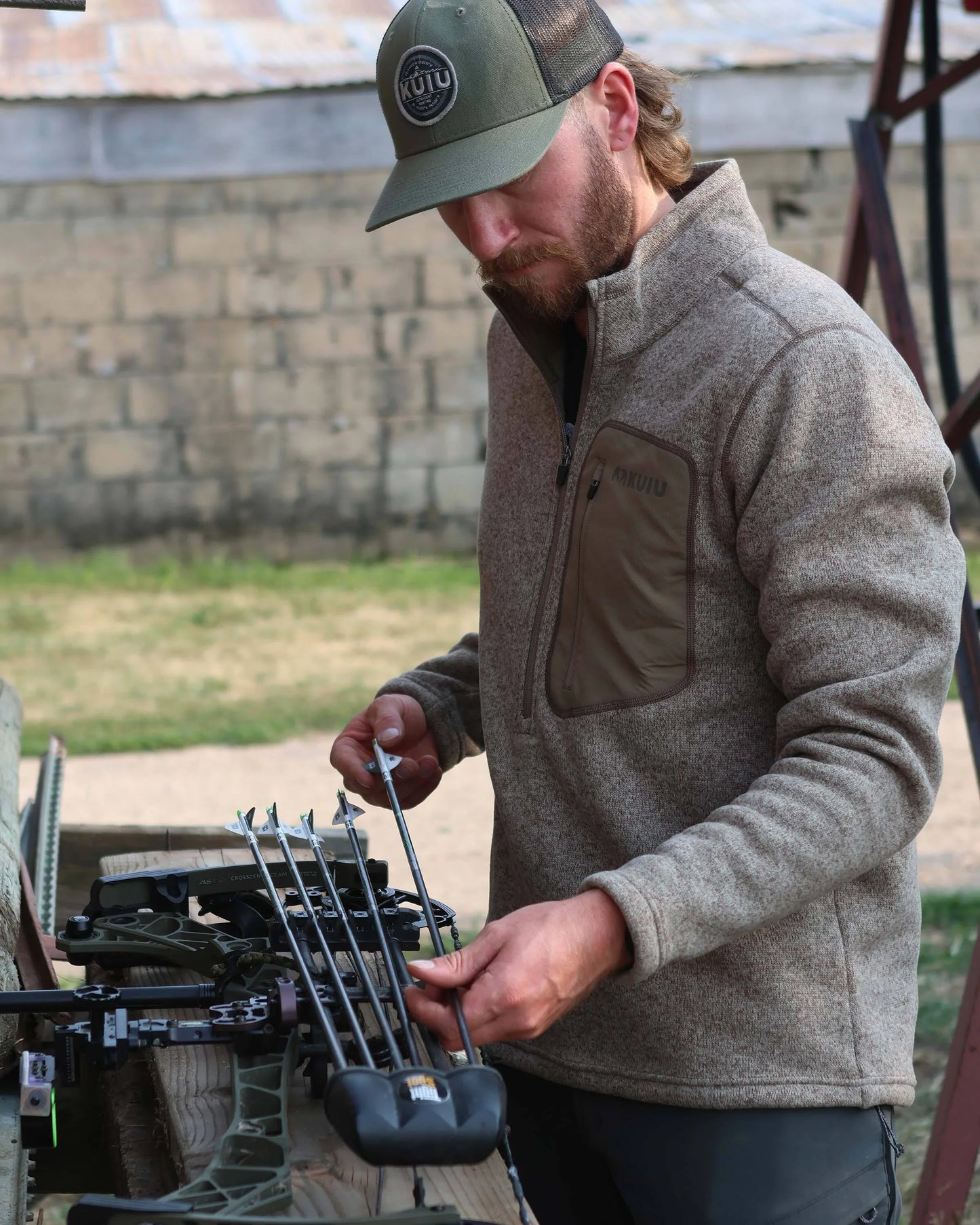 Base Camp Pullover Sweater | Khaki Heather