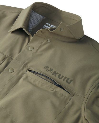 Mesa Vented SS Snap Shirt | Khaki