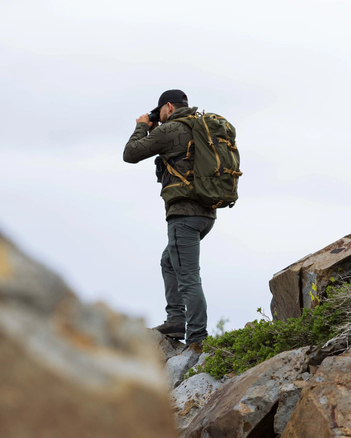 Ridgepoint Fleece Hoodie | Black Tonal