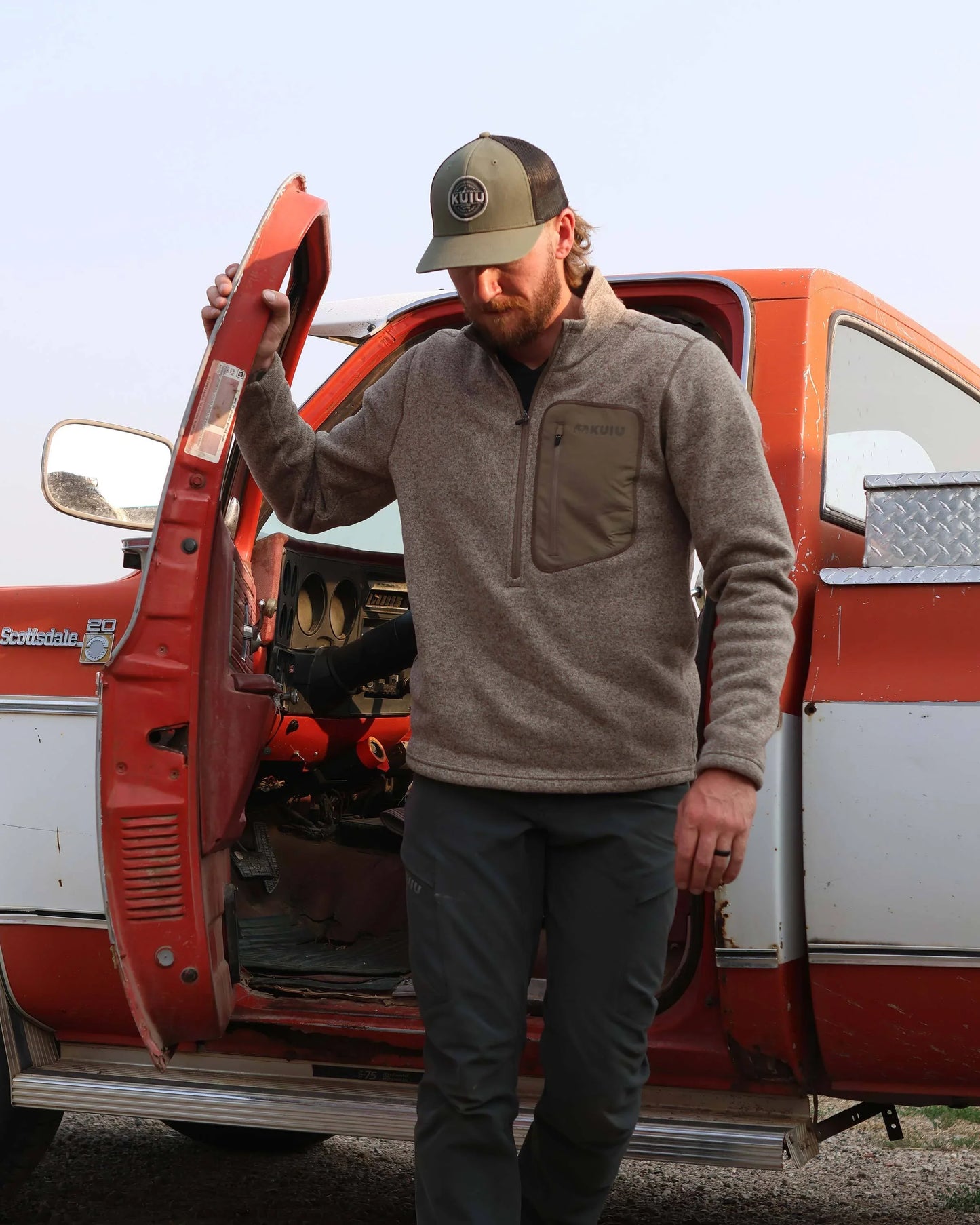 Base Camp Pullover Sweater | Khaki Heather