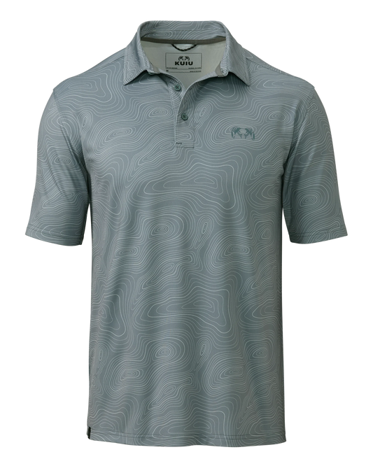 KUIU Performance Polo Topo | Slate Topo