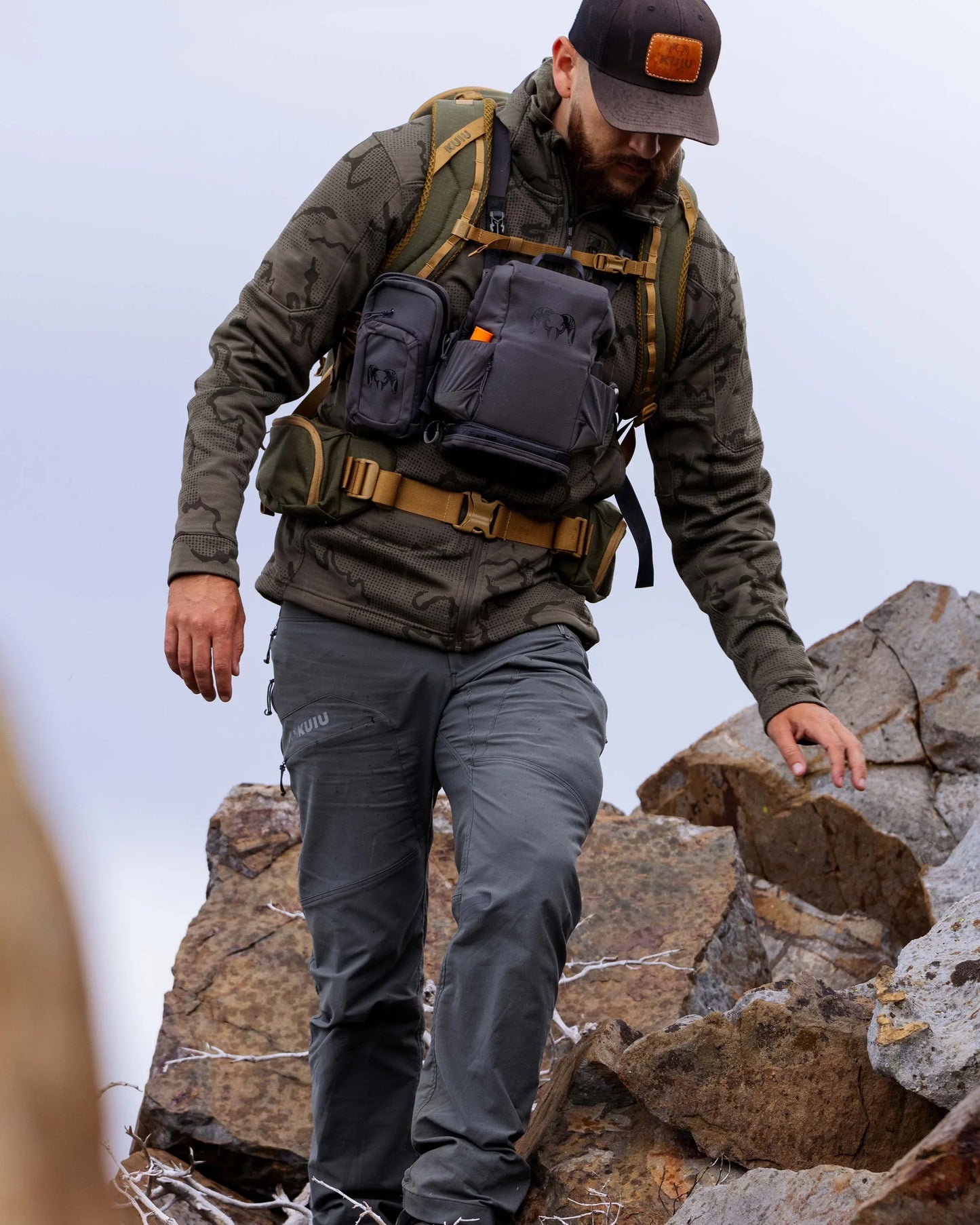 Ridgepoint Fleece Hoodie | Coyote Brown Tonal