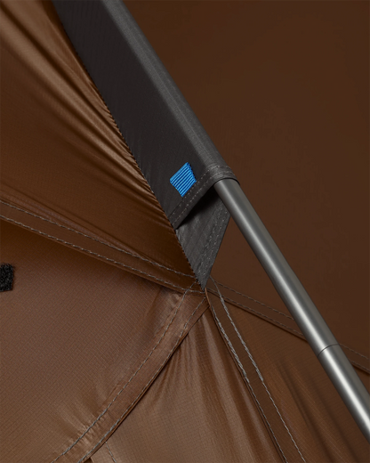 Mountain Star 3 Person Tent Set | Gunmetal-Camel