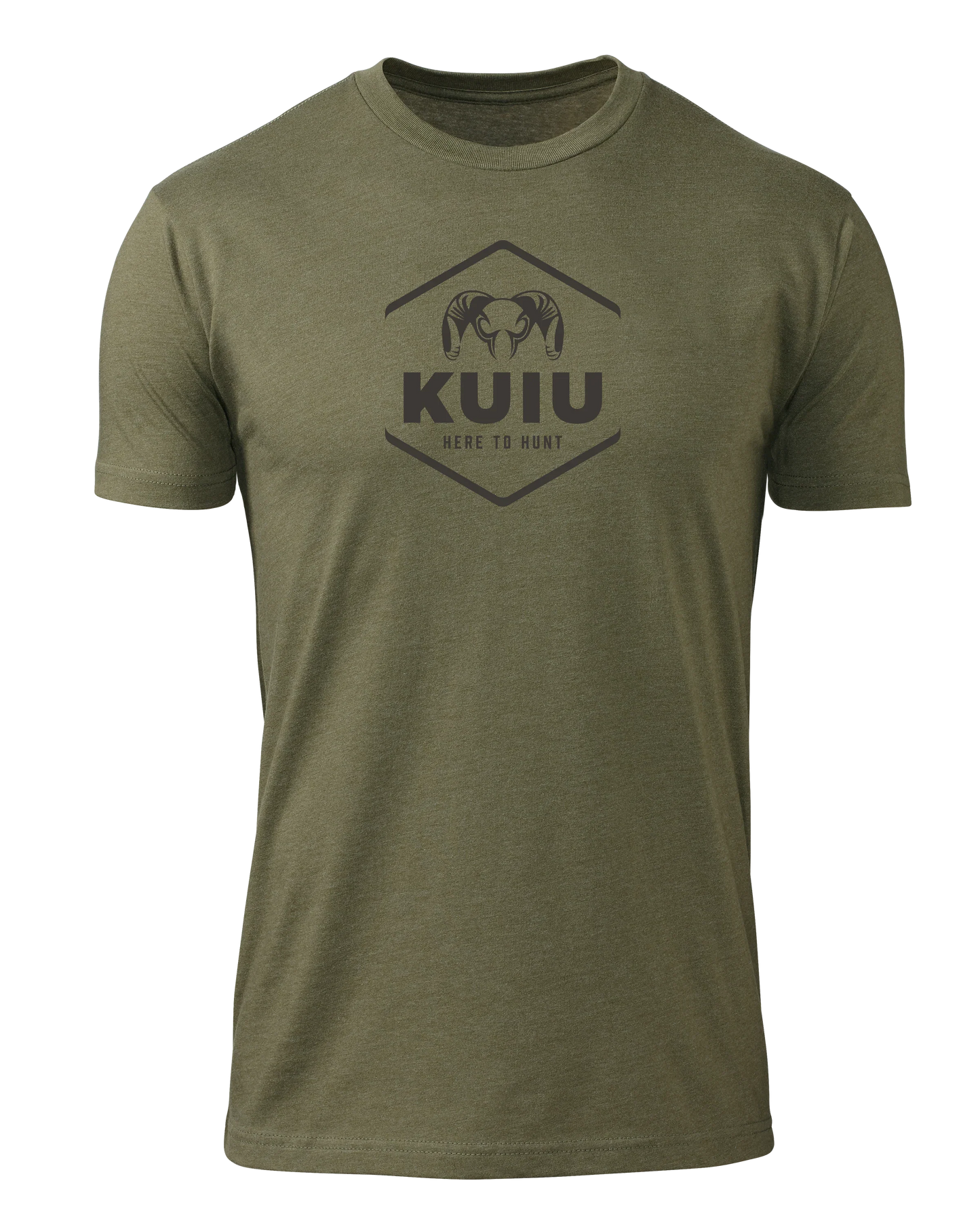 KUIU Stacked Here to Hunt T-Shirt | Military Green