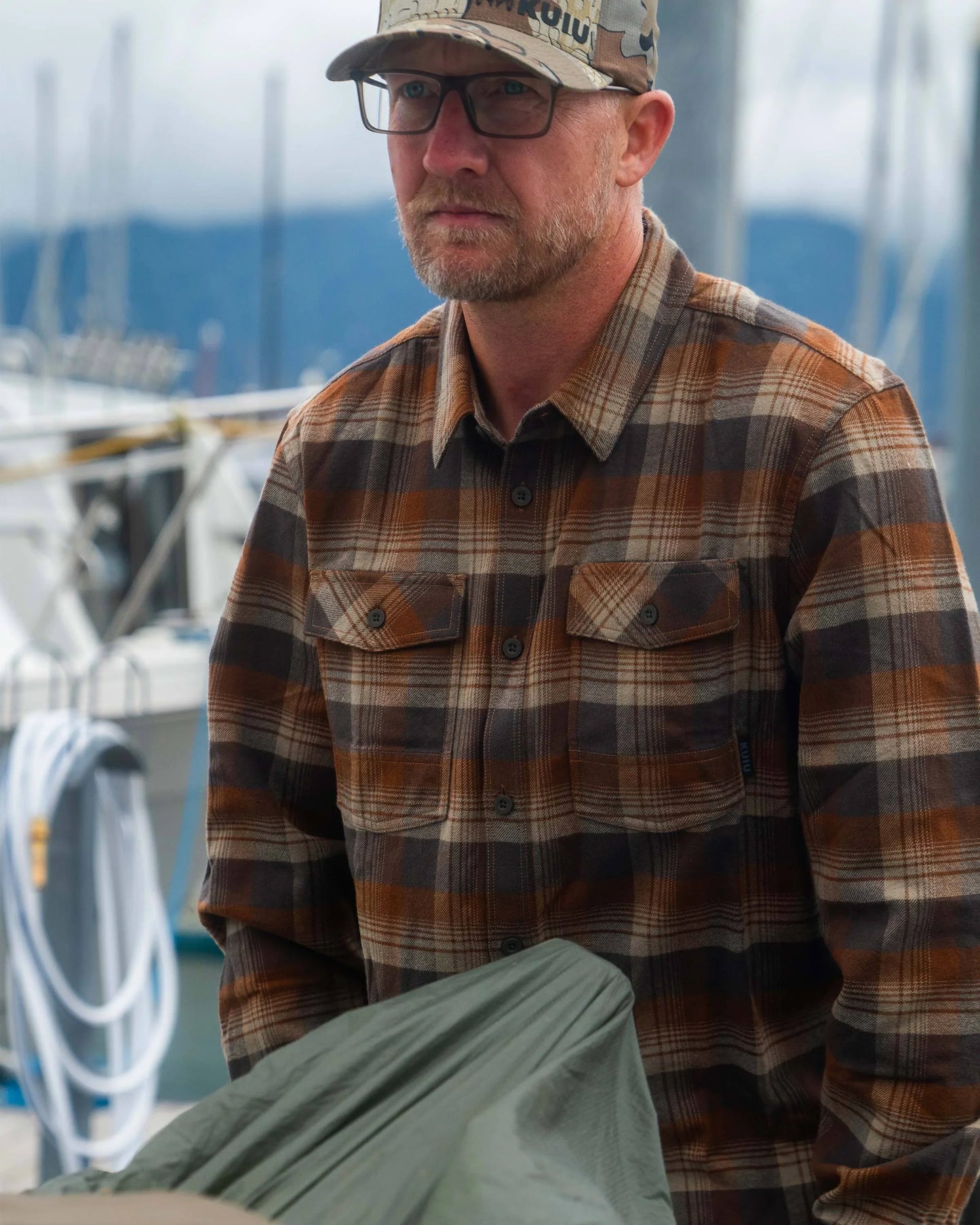 Field Flannel Shirt | Shadow Blockline