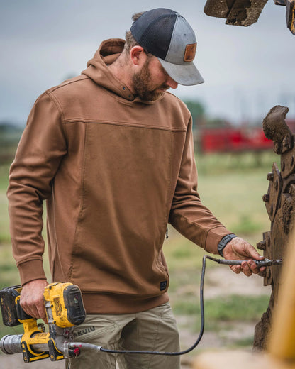 Workgrade Utility Hoodie | Saddle
