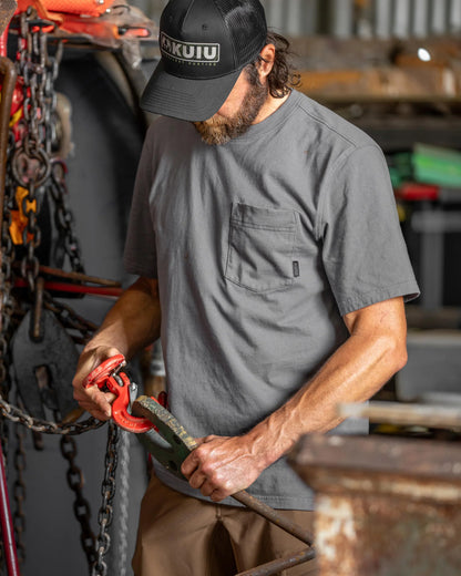 Workgrade SS Pocket Crew | Black