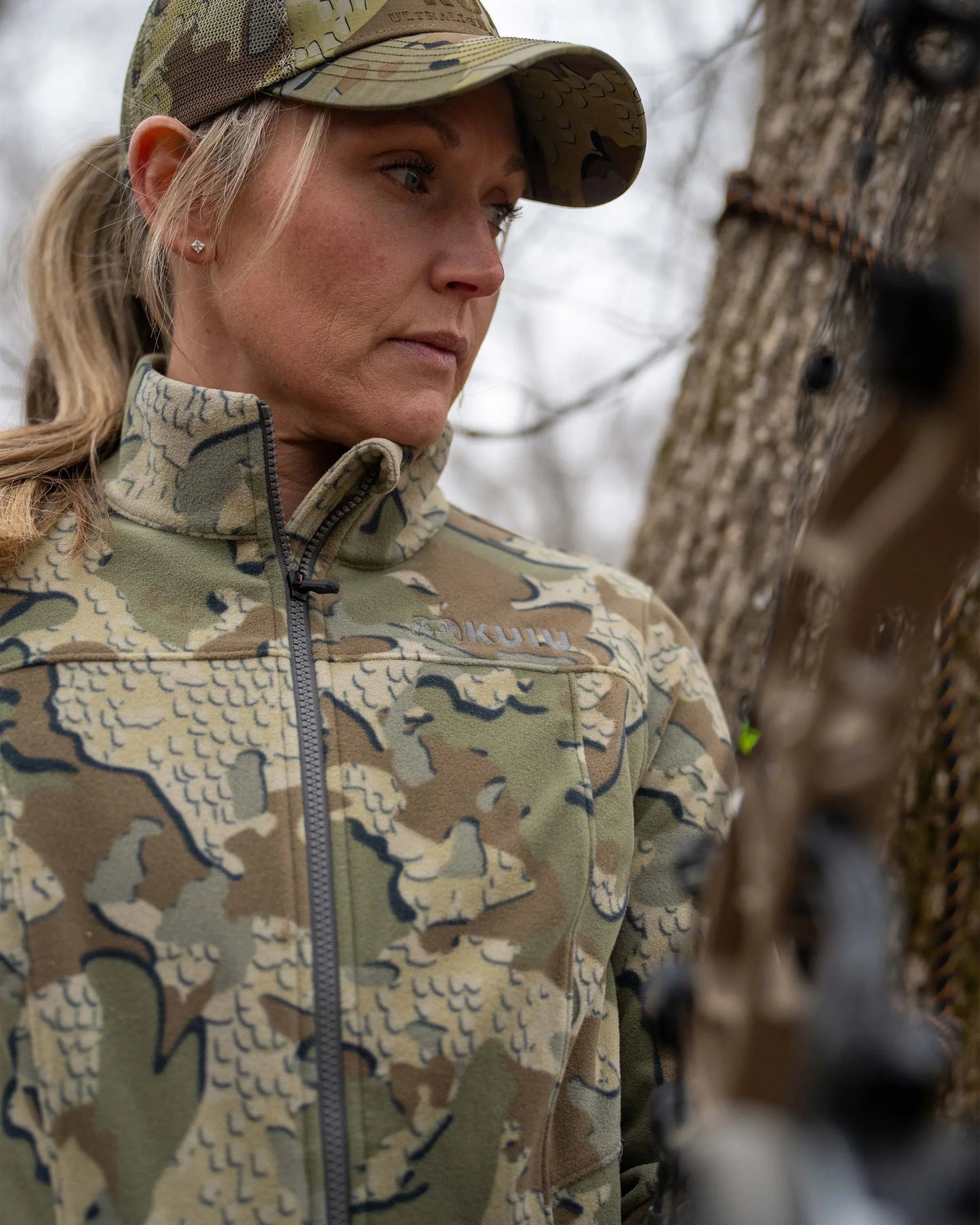 Women's Border Fleece Full Zip | Valo