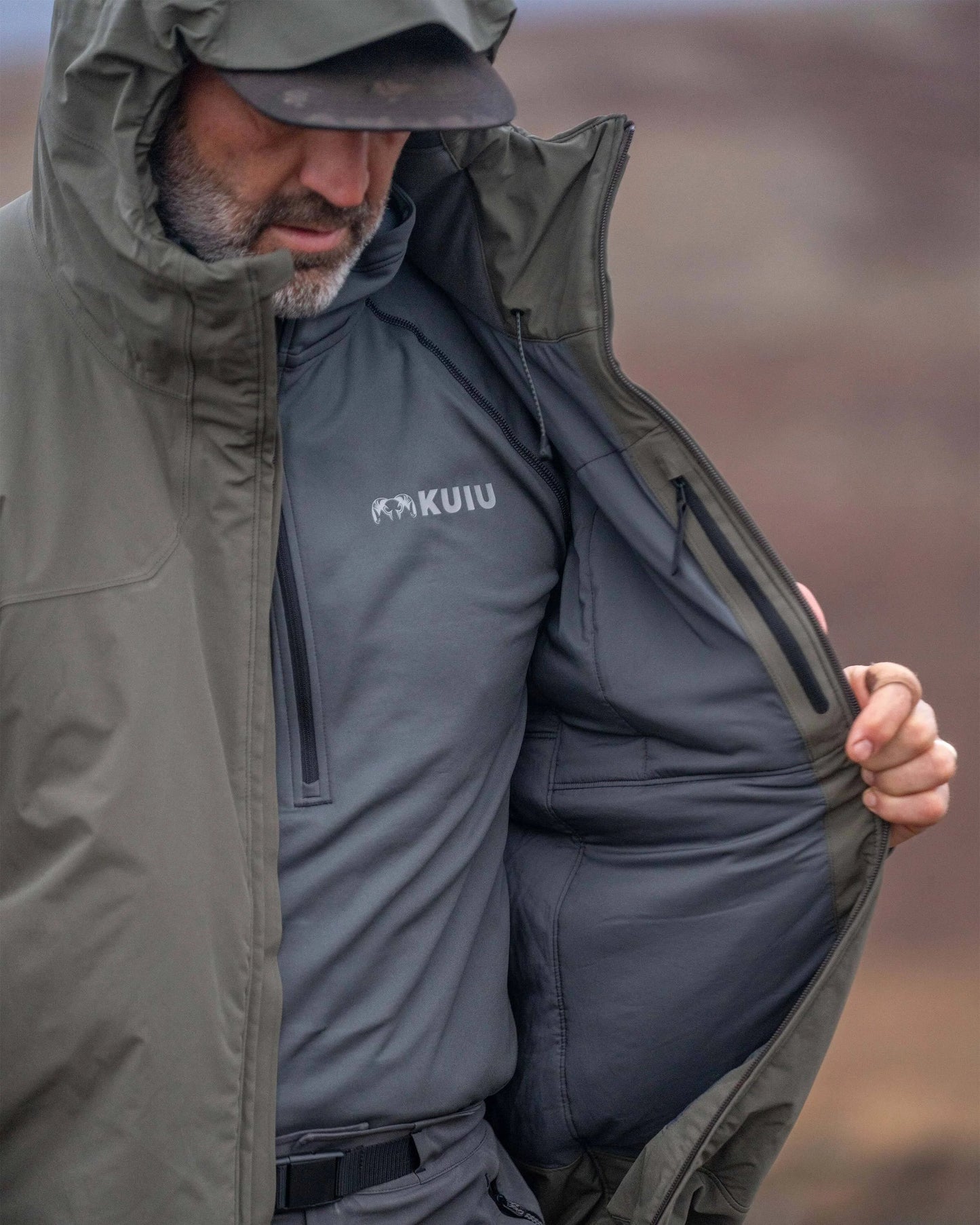 Mountain PRO Hooded Jacket | Ash