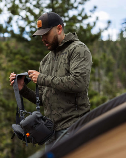 Ridgepoint Fleece Hoodie | Coyote Brown Tonal