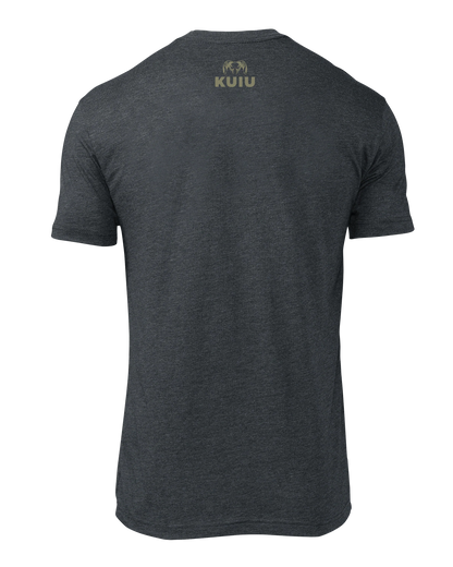 KUIU Stacked Here to Hunt T-Shirt | Charcoal