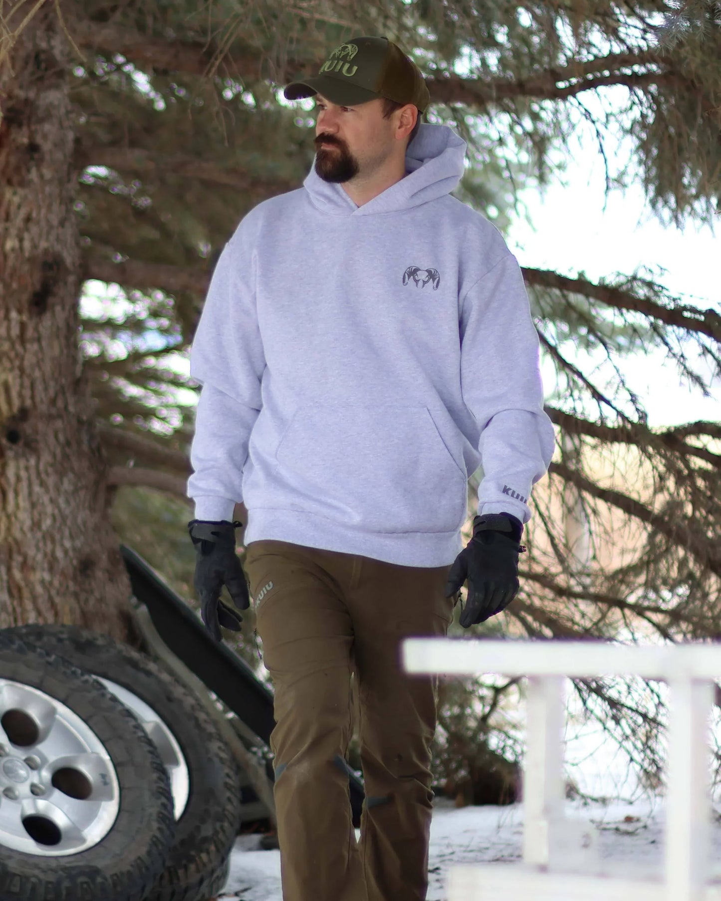 Workgrade Heavyweight Hoodie | Olive