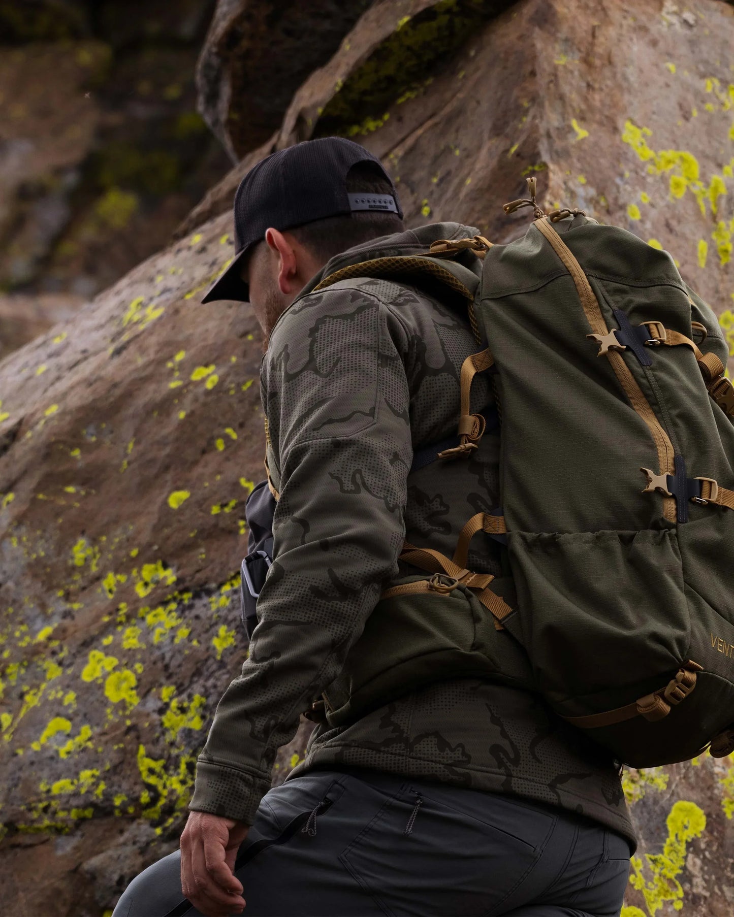 Ridgepoint Fleece Hoodie | Olive Tonal