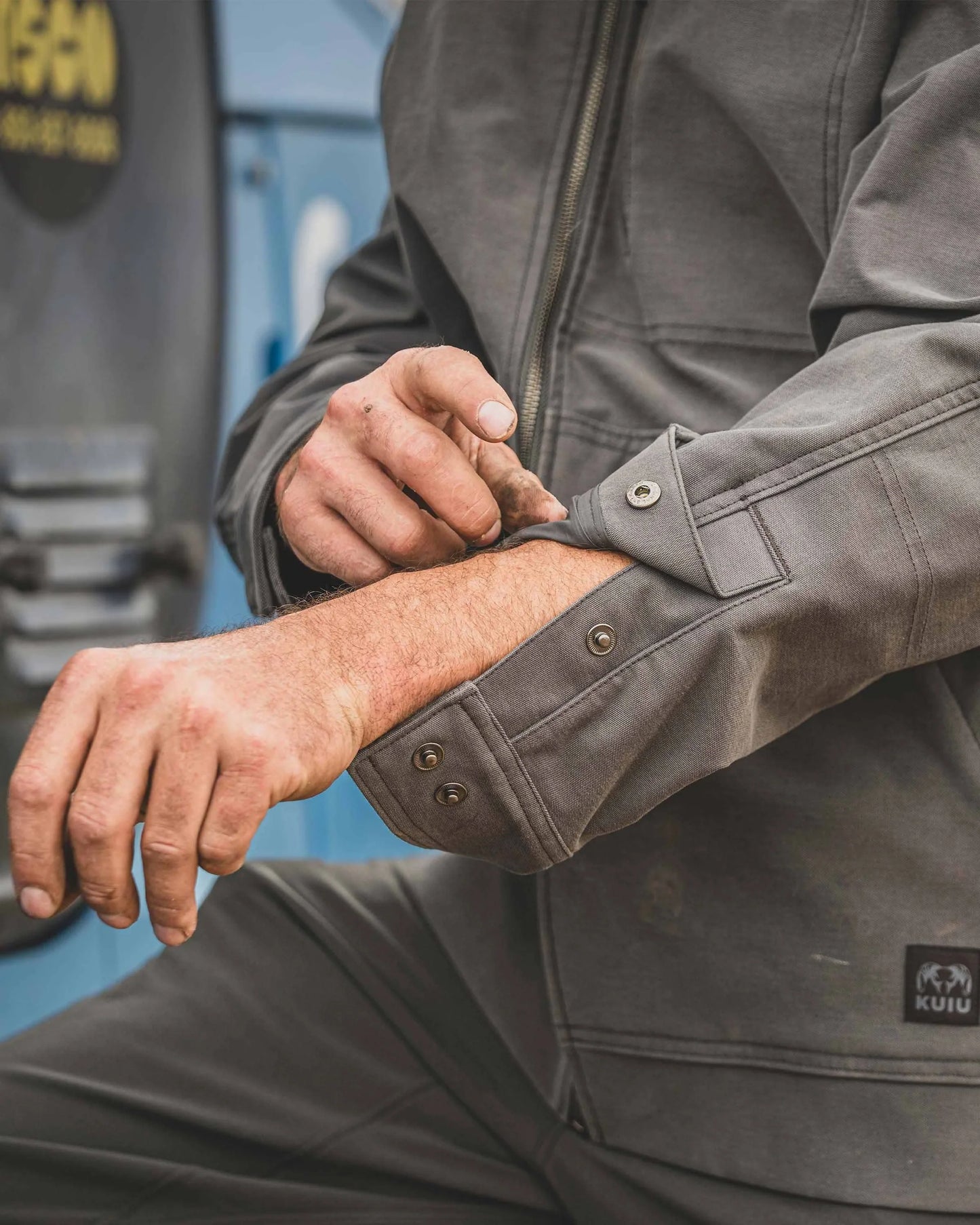 Brawley Hooded Fleece Jacket | Gunmetal