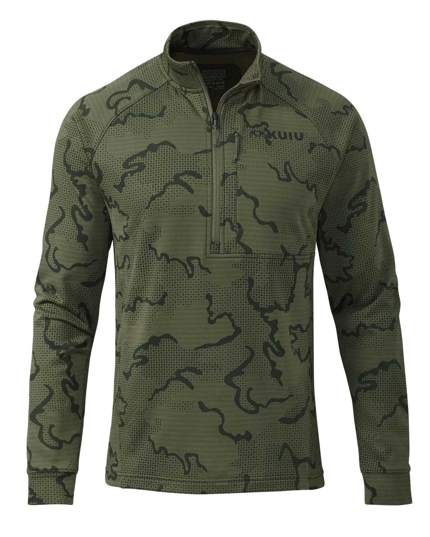 Ridgepoint Fleece Zip-T | Olive Tonal