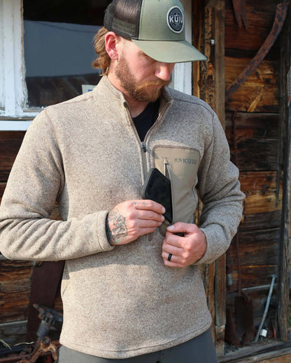 Base Camp Pullover Sweater | Khaki Heather