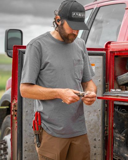 Workgrade SS Pocket Crew | Evergreen
