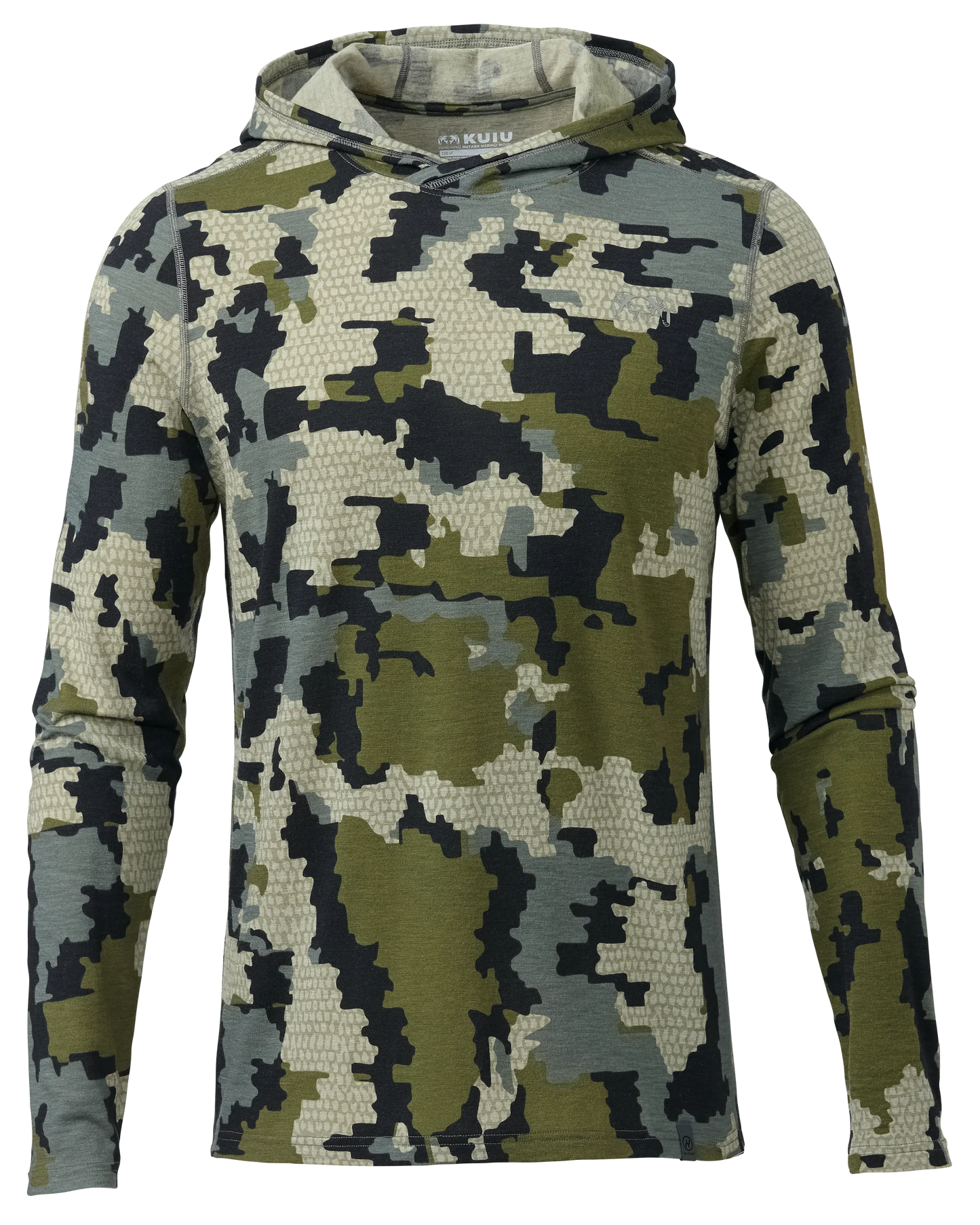 ULTRA Merino 120 LT LS Hoodie | Verde