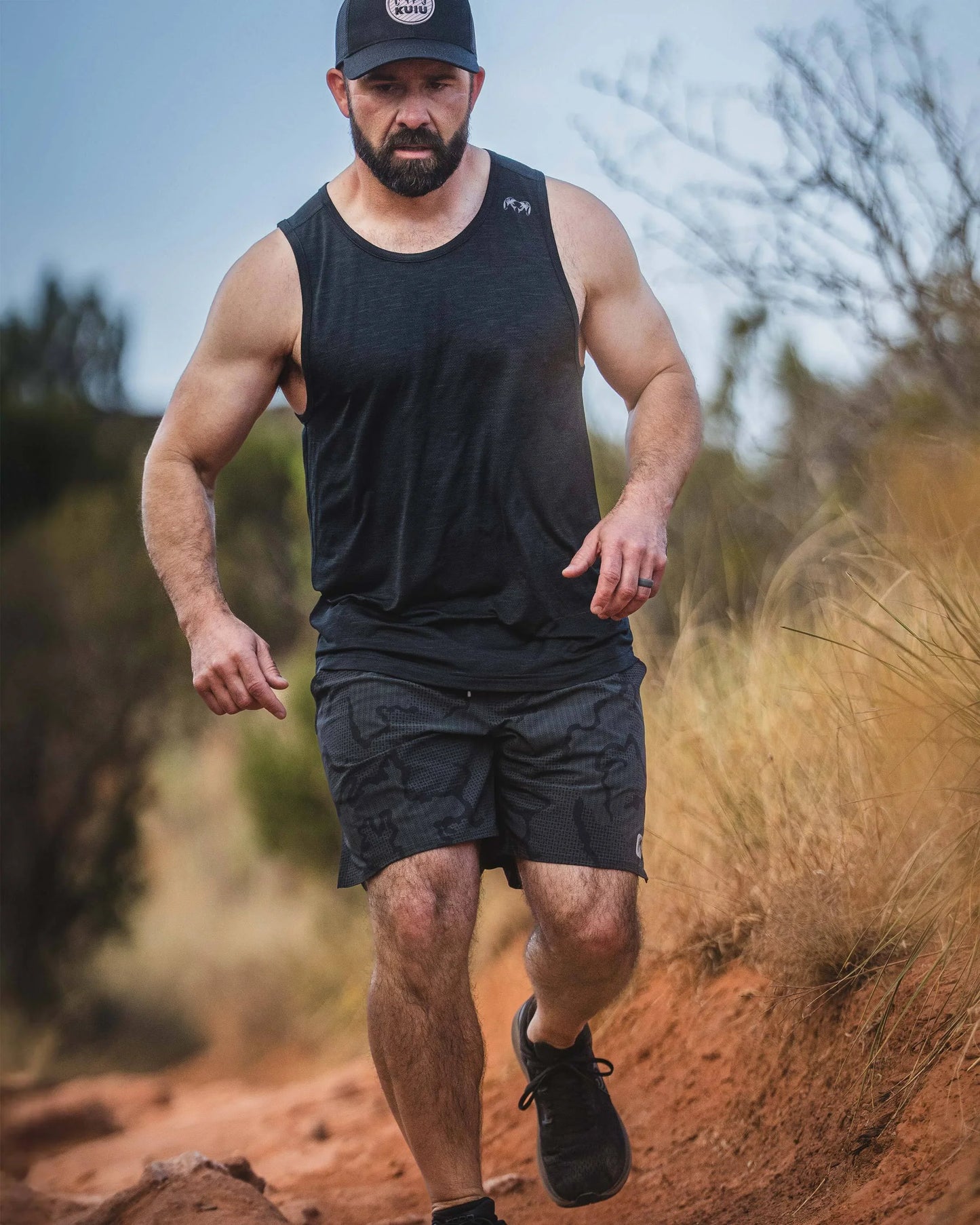 EnduroMesh Tank | Midnight Blue Heather