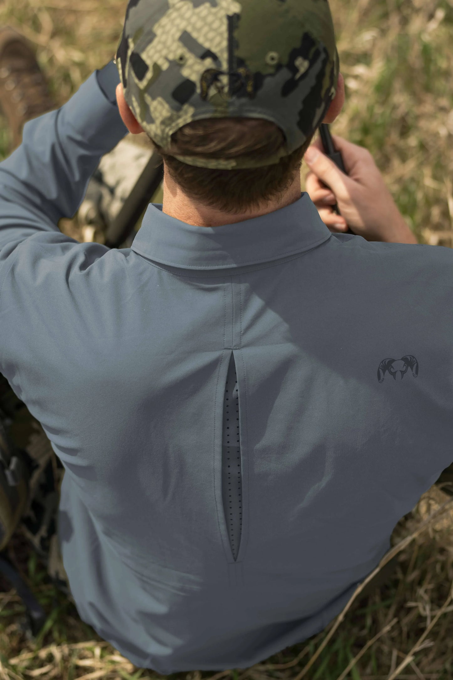 Mesa Vented LS Snap Shirt | Stone