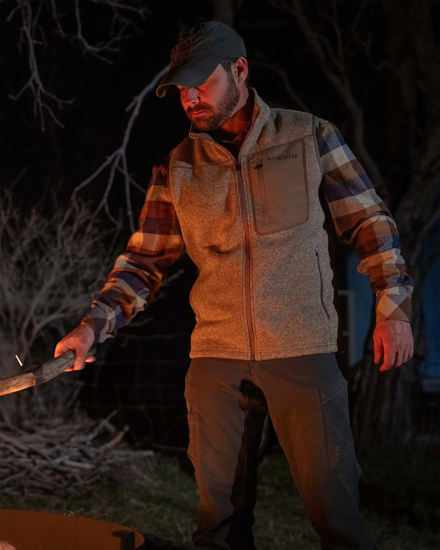 Base Camp Sweater Vest | Navy Heather