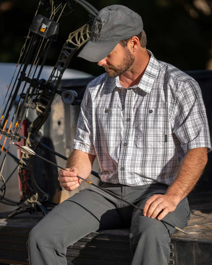 Borrego SS Shirt | Gravel Plaid