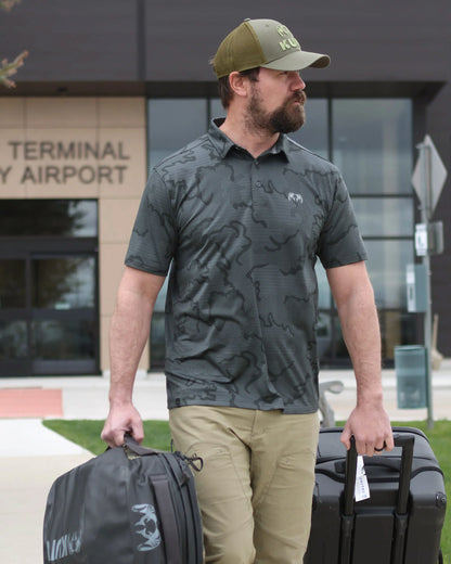 KUIU Performance Polo | Gunmetal Tonal