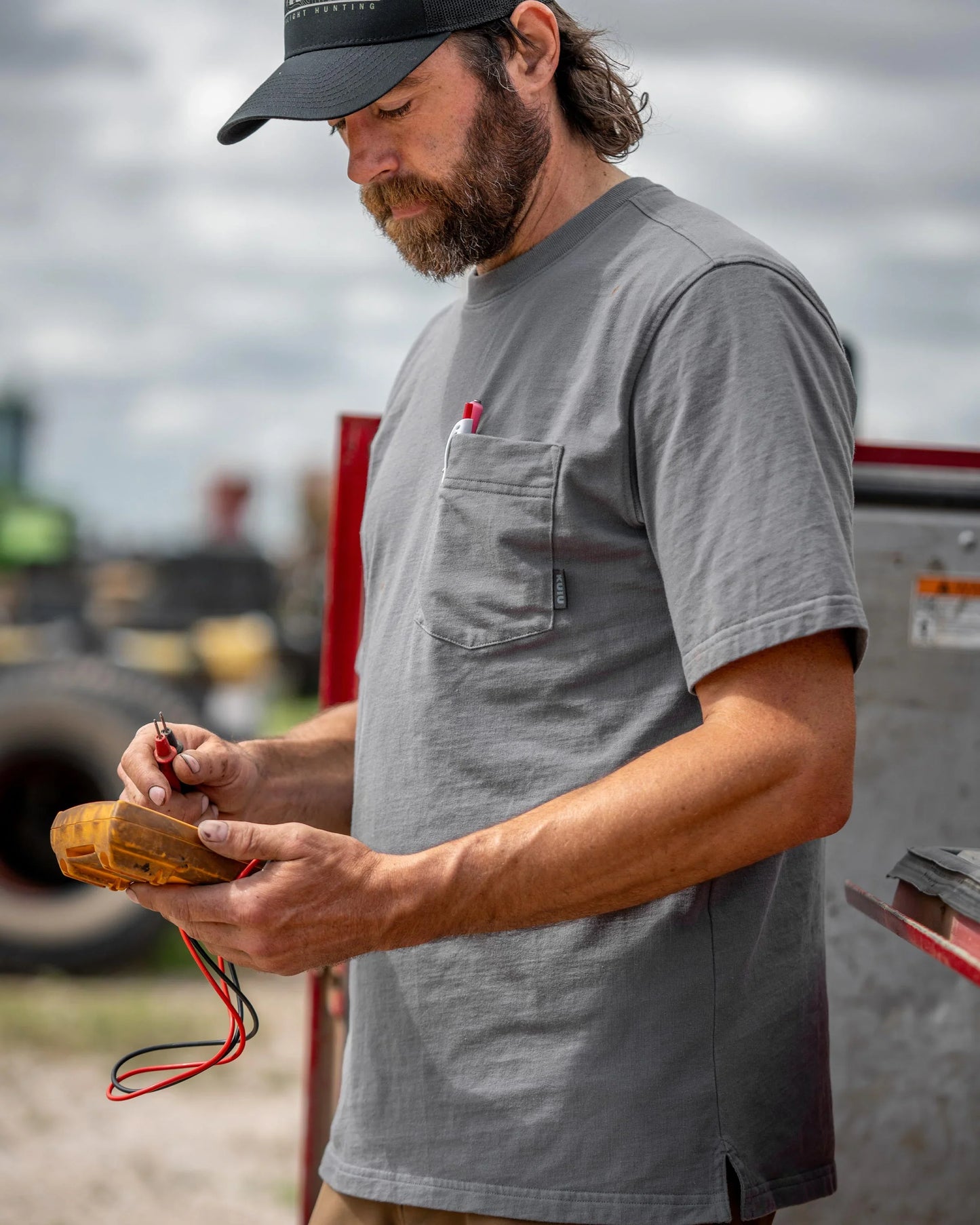 Workgrade SS Pocket Crew | Evergreen