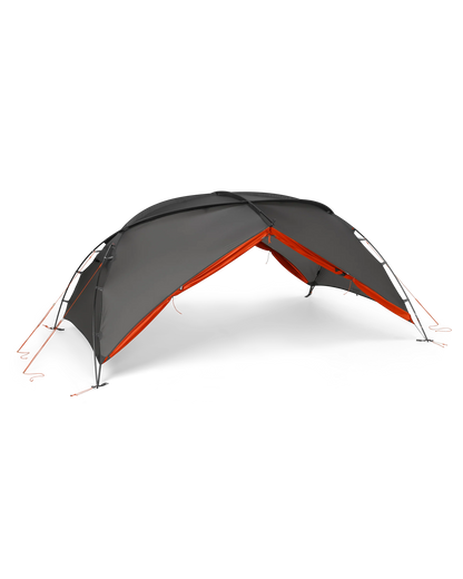 Mountain Star 2 Person Tent Set | Gunmetal-Orange